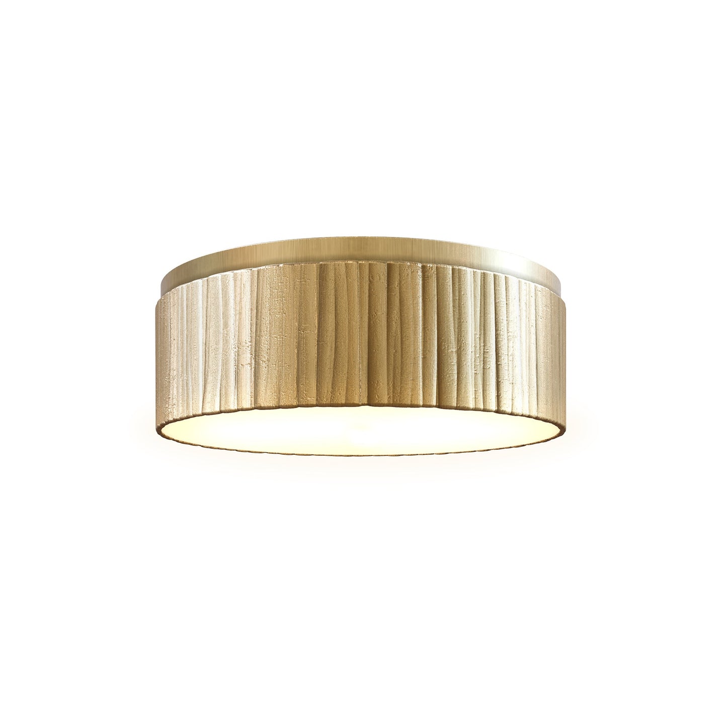 Alora Kensington vintage brass flush mount FM361212VB