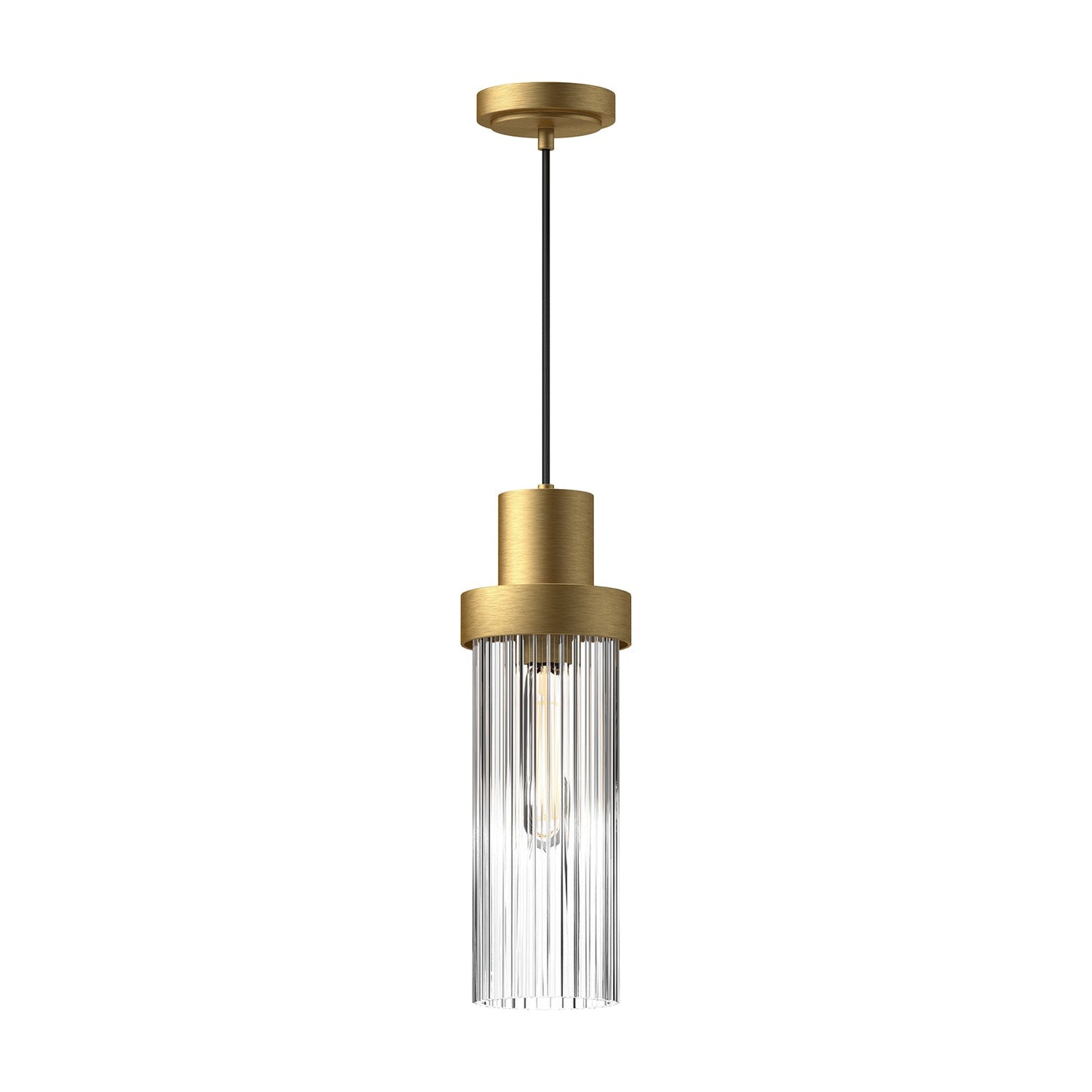 Alora Mood Kent brushed gold pendant PD435605BGCR
