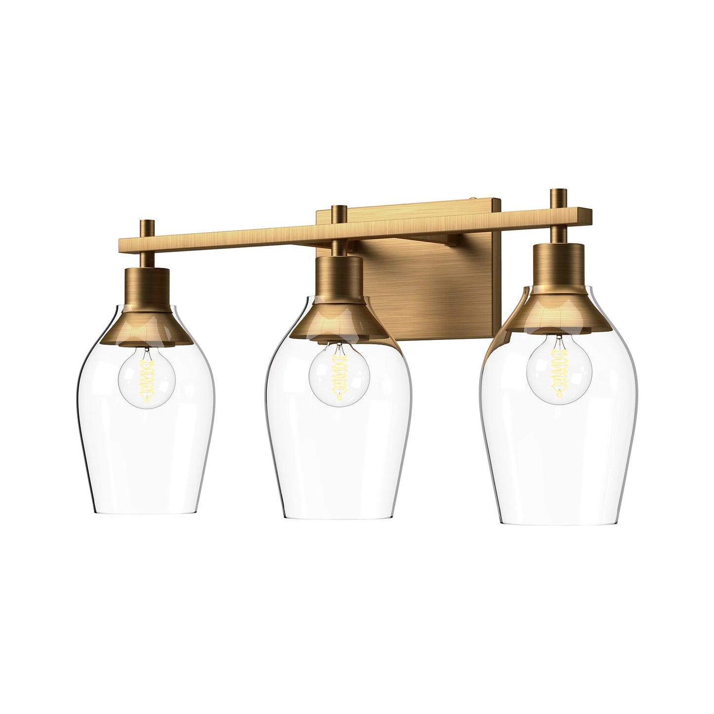 Alora Mood Kingsley aged gold vanity light VL538322AGCL
