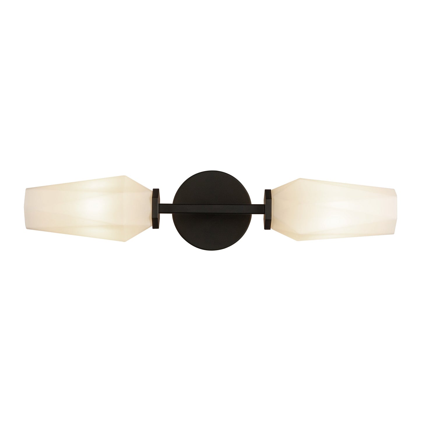 Alora Mood Krysta matte black vanity light WV424720MBOP