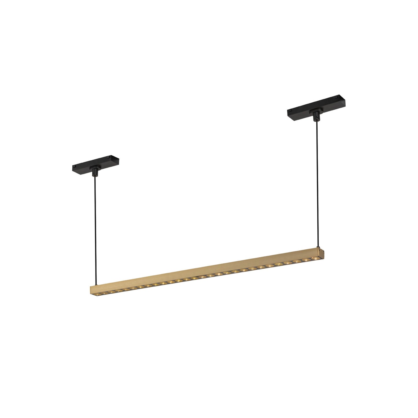 Kuzco Kyan brushed gold trilo track linear pendant TRL29422-BG