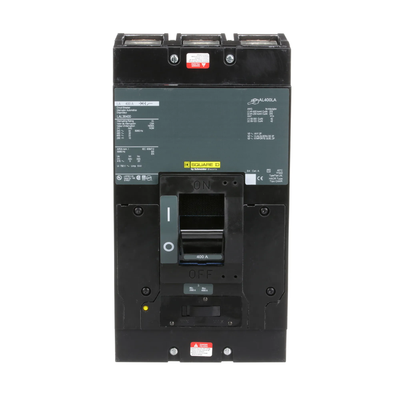 Square D 400A 3 Pole 600VAC Molded Case Circuit Breaker L Frame Thermal Magnetic