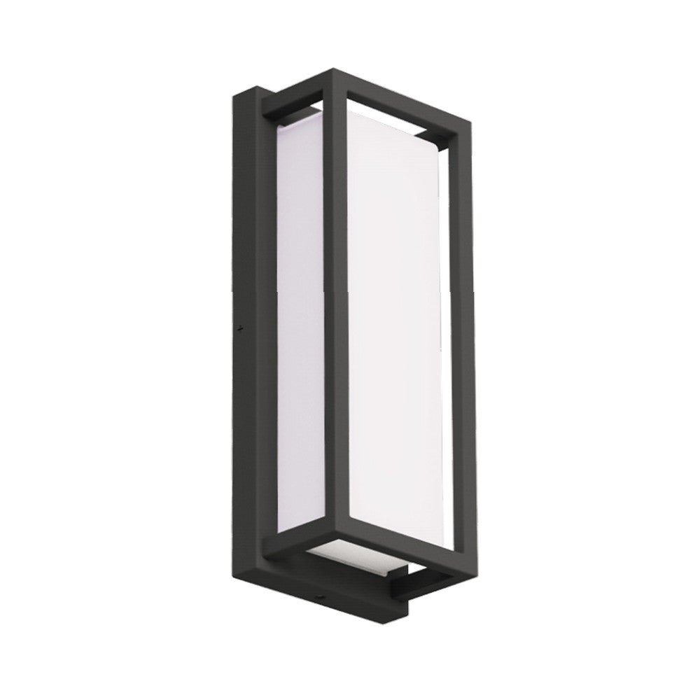 Euri Lighting 18W Outdoor Wall Light black LIS-WL1000-12