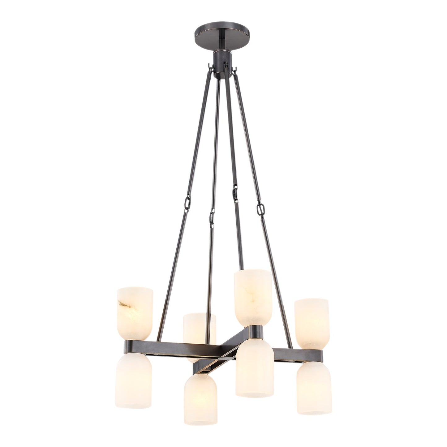 Alora Lucian urban bronze chandelier CH338822UBAR