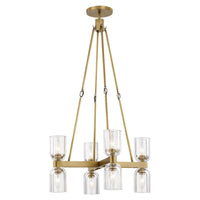Alora Lucian clear crystal chandelier CH338822VBCC