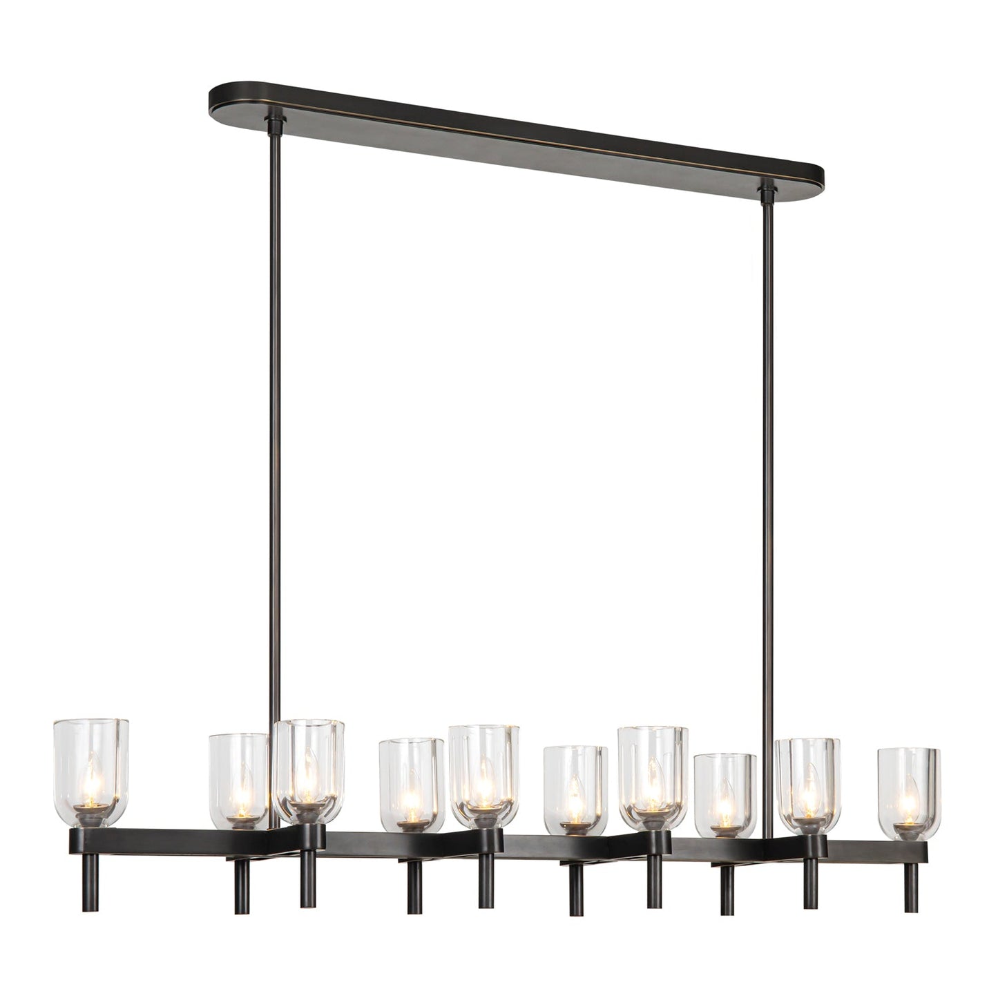 Alora Lucian clear crystal linear pendant LP338052UBCC