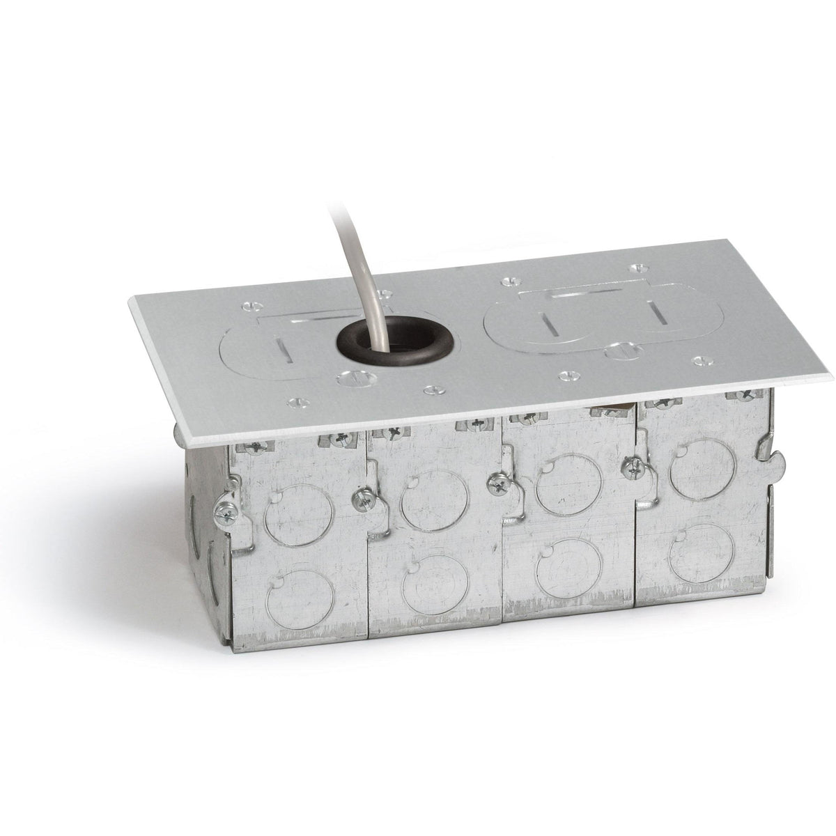Lew Electric RCFB-2-A Aluminum recessed floor box