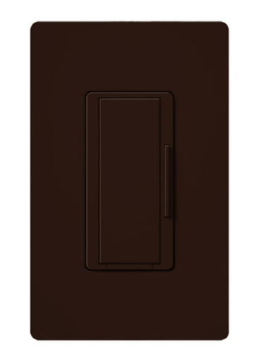 Lutron Maestro dimmer switch in Brown
