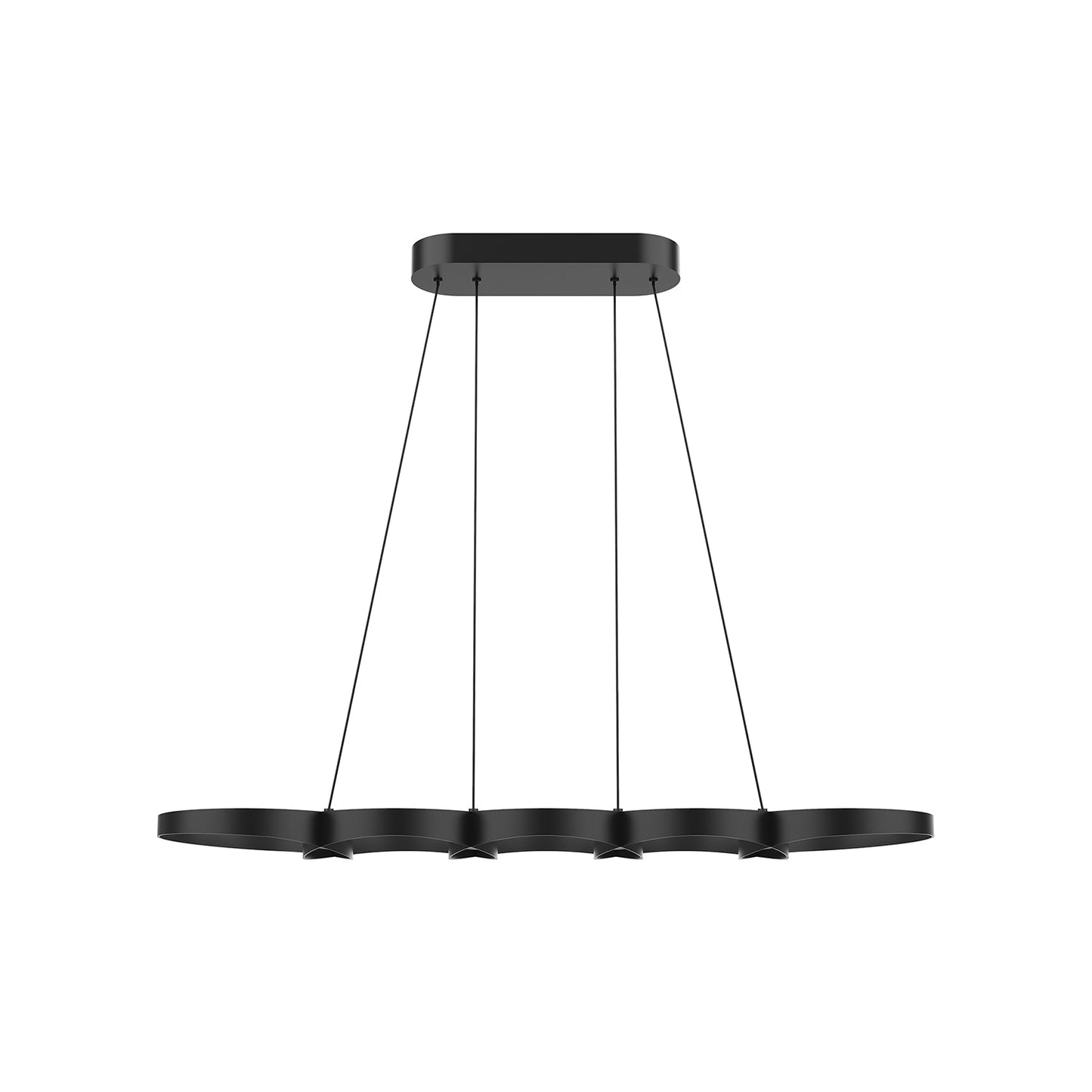 Kuzco Maestro black linear pendant LP90838-BK