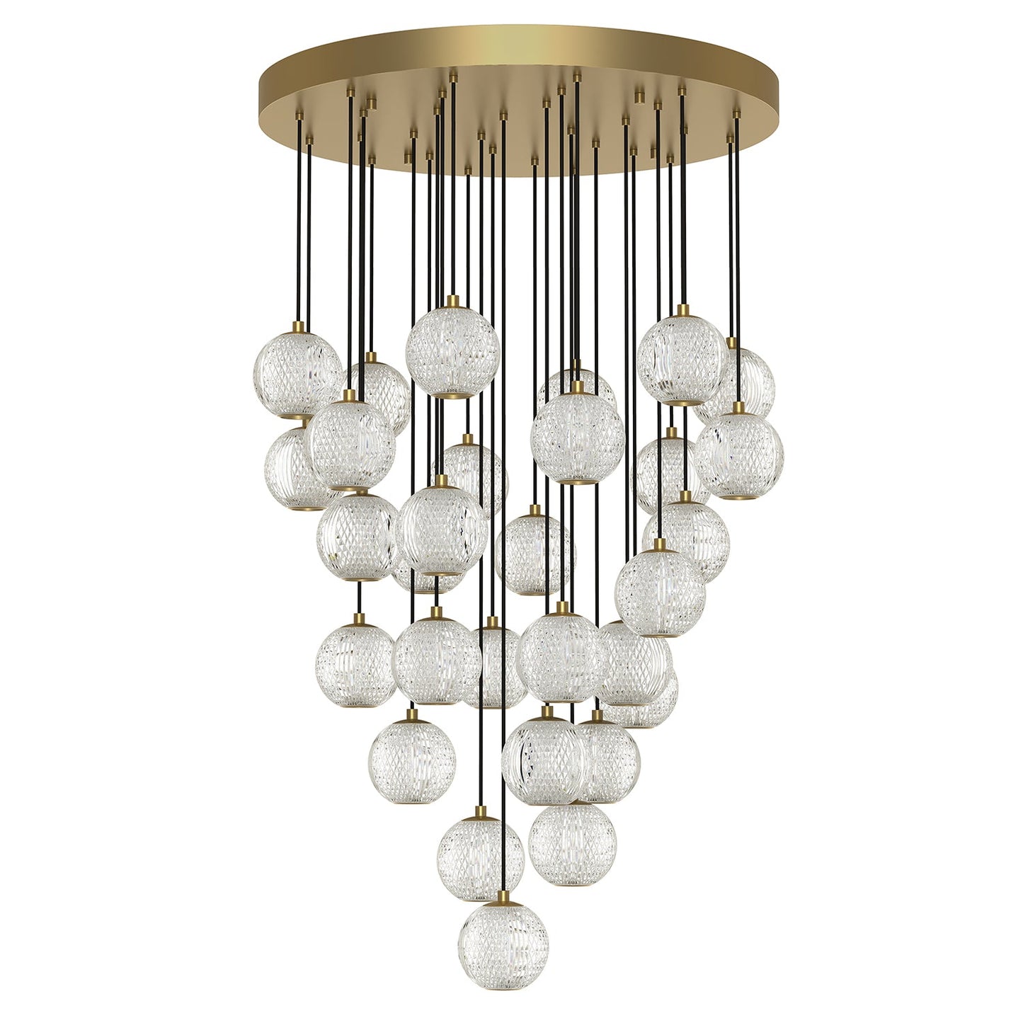 Alora Marni natural brass multi-pendant MP321230NB
