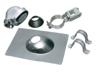 Arlington Industries MK200WH 2 in aluminum electrical fitting