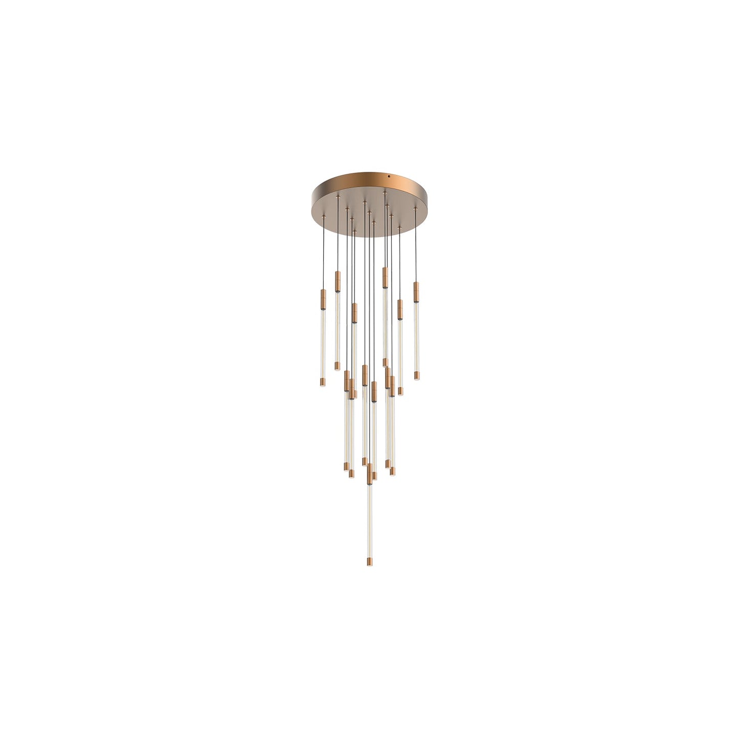 Kuzco Motif brushed gold multi-pendant MP75113-BG