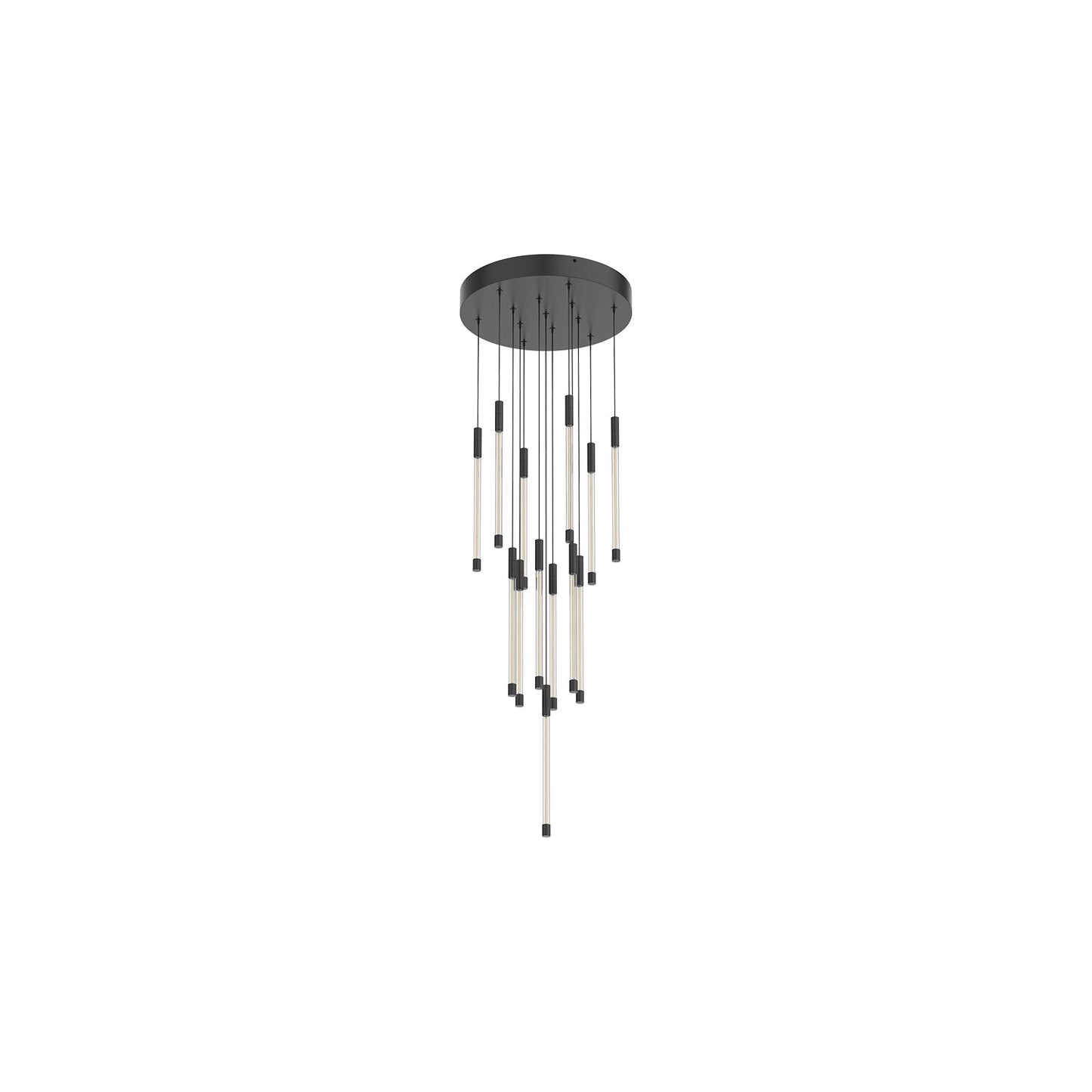 Kuzco Motif black multi-pendant MP75113-BK