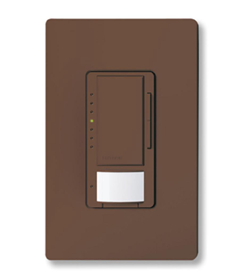 Lutron Maestro vacancy sensor switch in Brown