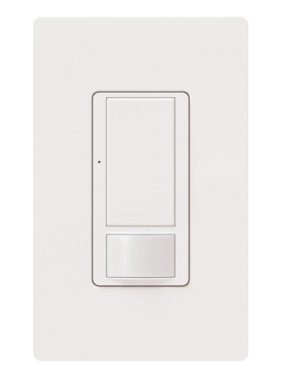 Lutron Maestro vacancy sensor switch in White