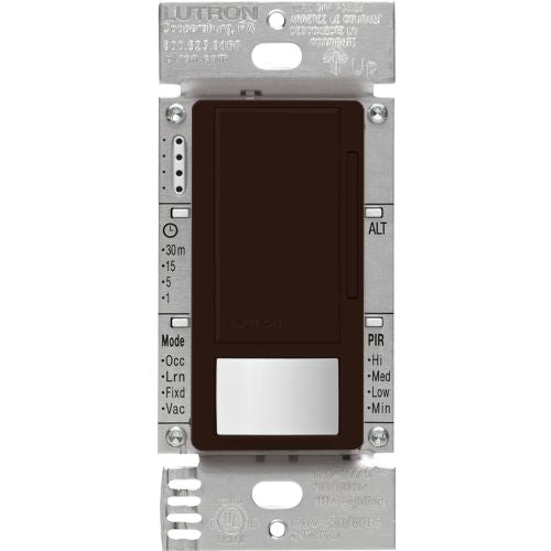 Lutron Maestro occupancy sensor switch in Brown