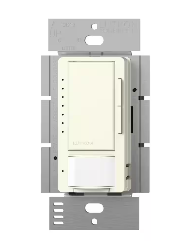 Lutron Maestro vacancy sensor switch in Biscuit