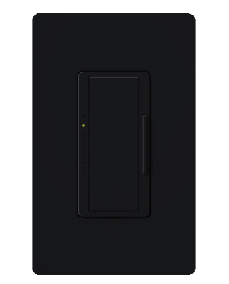 Lutron Maestro dimmer switch in Midnight