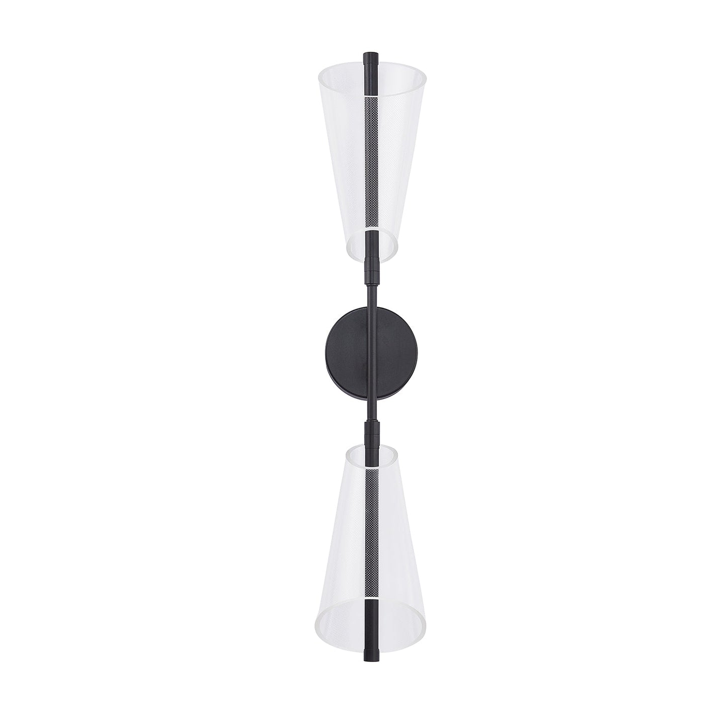 Kuzco Mulberry black wall sconce WS62629-BK/LG-UNV