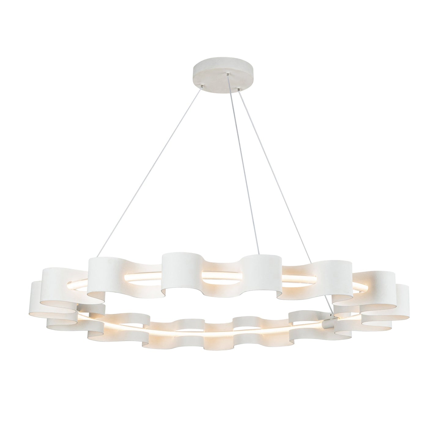 Kuzco Nami antique white chandelier CH18035-AW