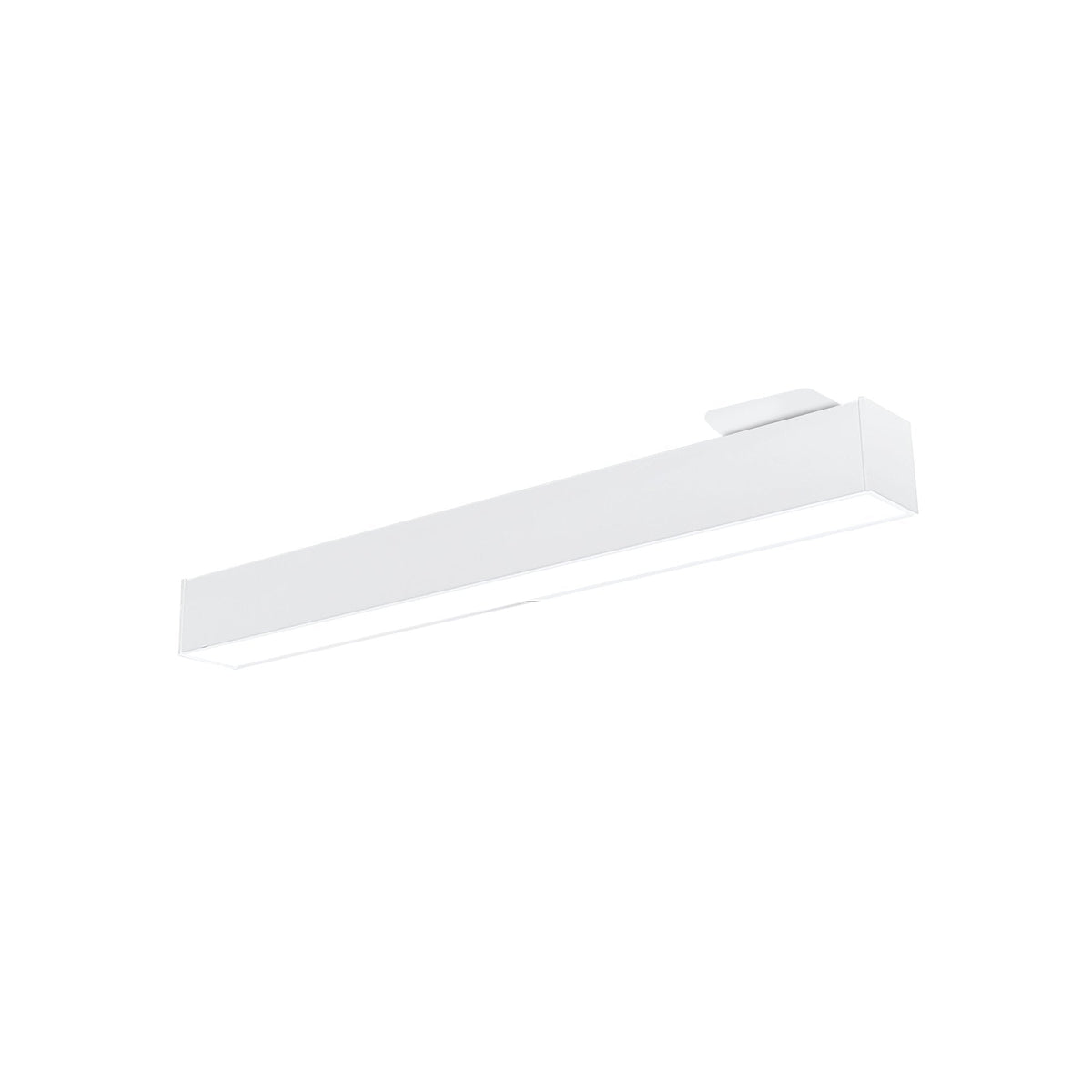 Nora Lighting NLINSW-4334W/EM 4' L-Line LED Direct Linear w/ Selectable Wattage & CCT, with Emergency, White Finish