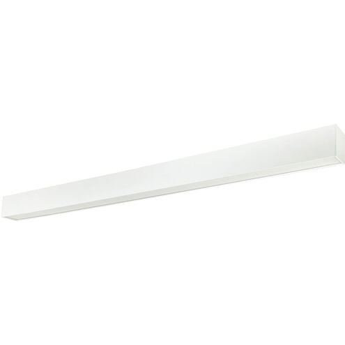 Nora Lighting NLUD-4334W/EM 4' L-Line LED Indirect/Direct Linear, 6152lm / Selectable CCT, White Finish, with EM