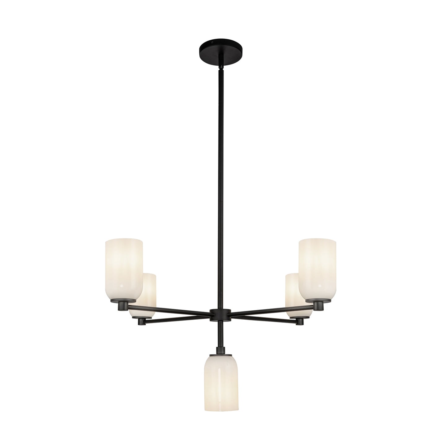 Kuzco Nola black chandelier CH57731-BK/GO