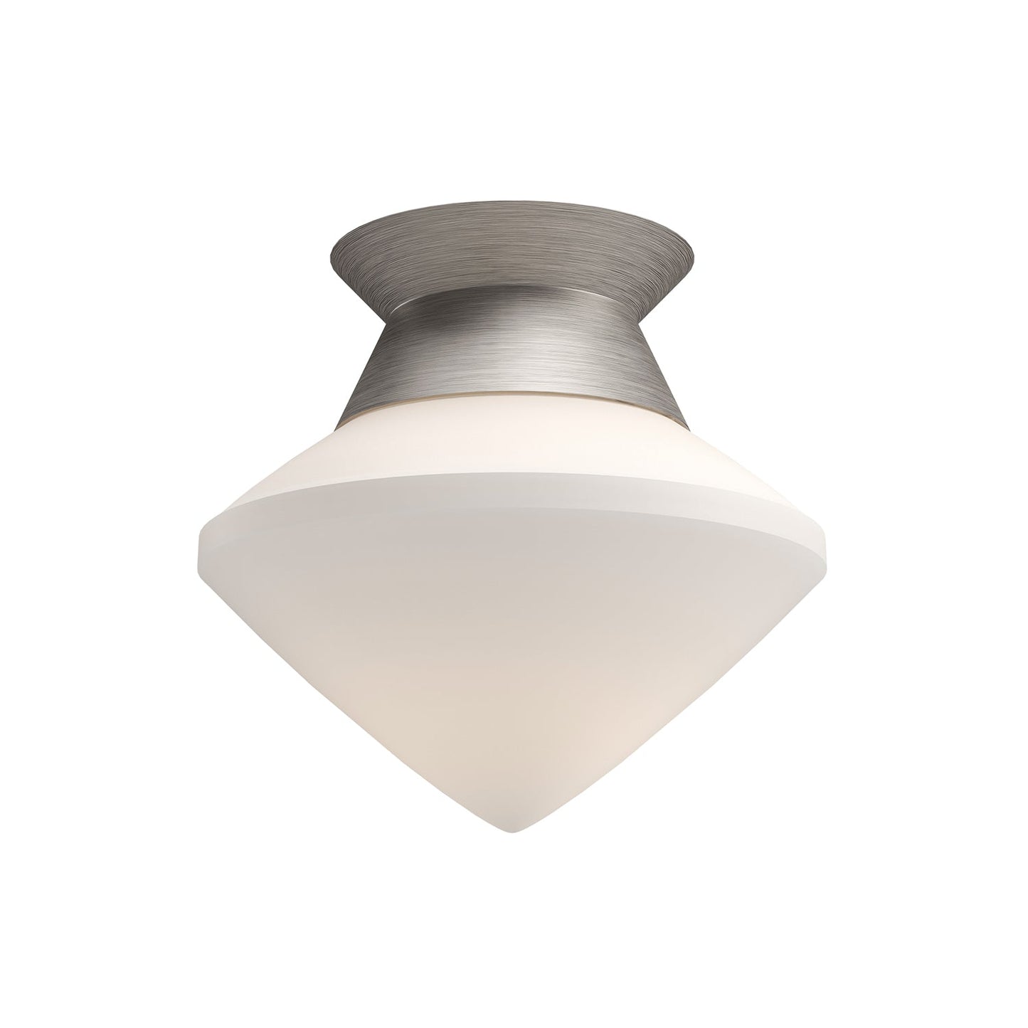 Alora Mood Nora brushed nickel flush mount FM537508BNOP