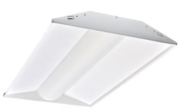Nora Lighting NPTCB-E24/30AW 2x4 LED Center Basket Troffer, 3000K, White