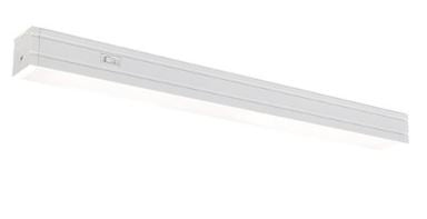 Nora Lighting NUDTW-9816/W 16" Bravo FROST LED Linear with Selectable CCT (30K/35K/40K), White Finish