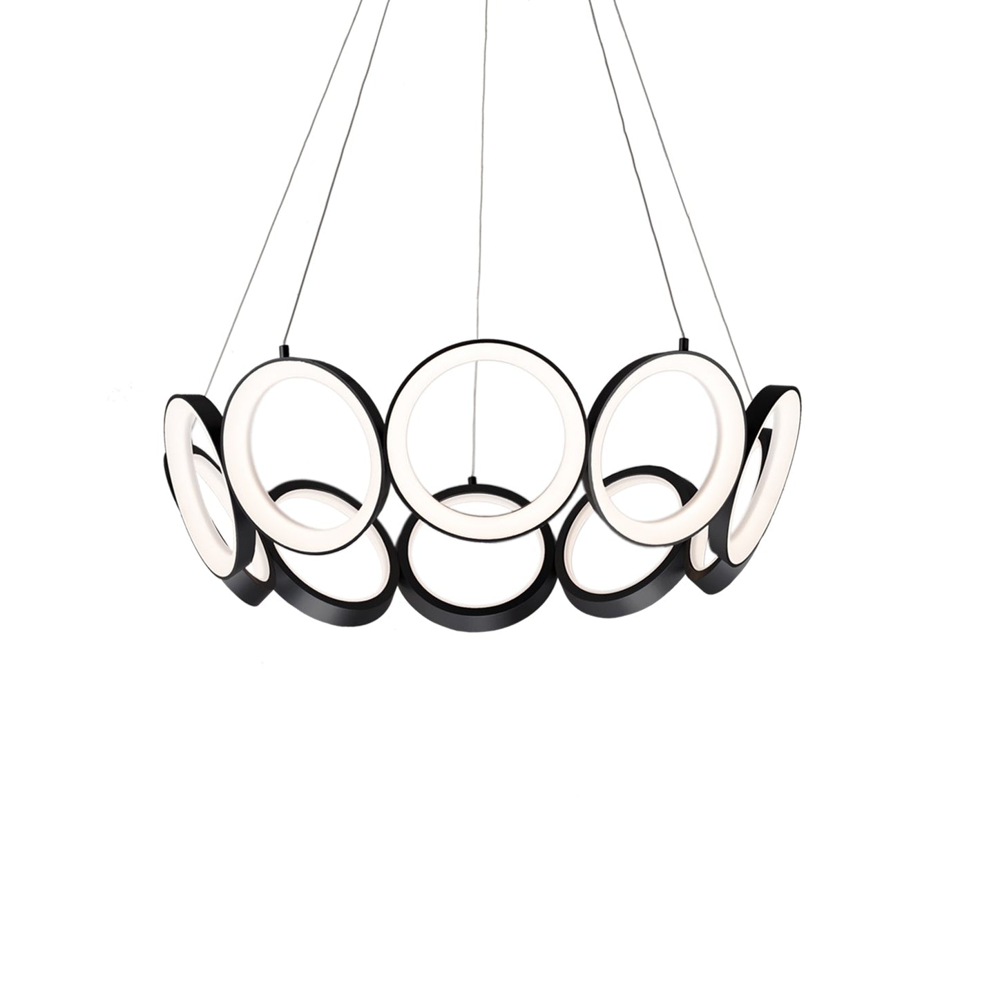 Kuzco Oros black chandelier CH94829-BK