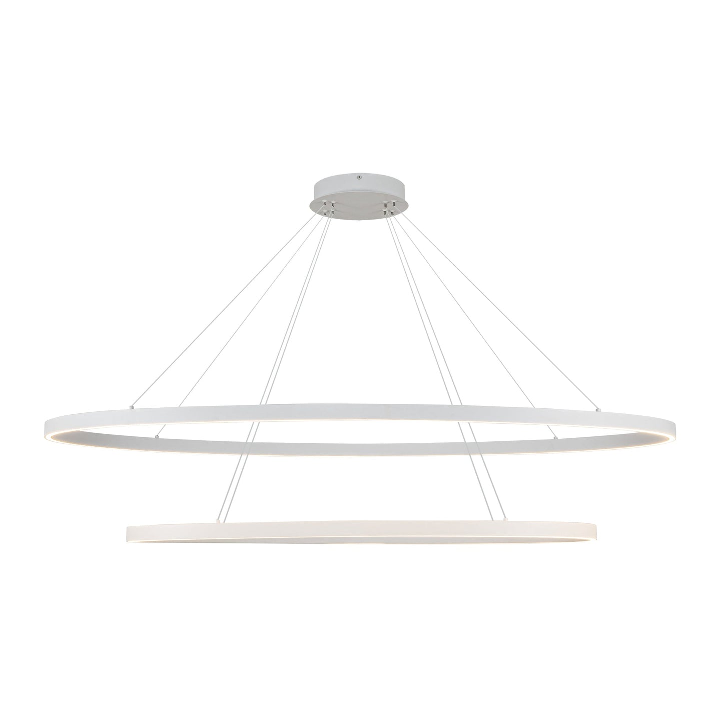 Kuzco Ovale white chandelier CH79253-WH