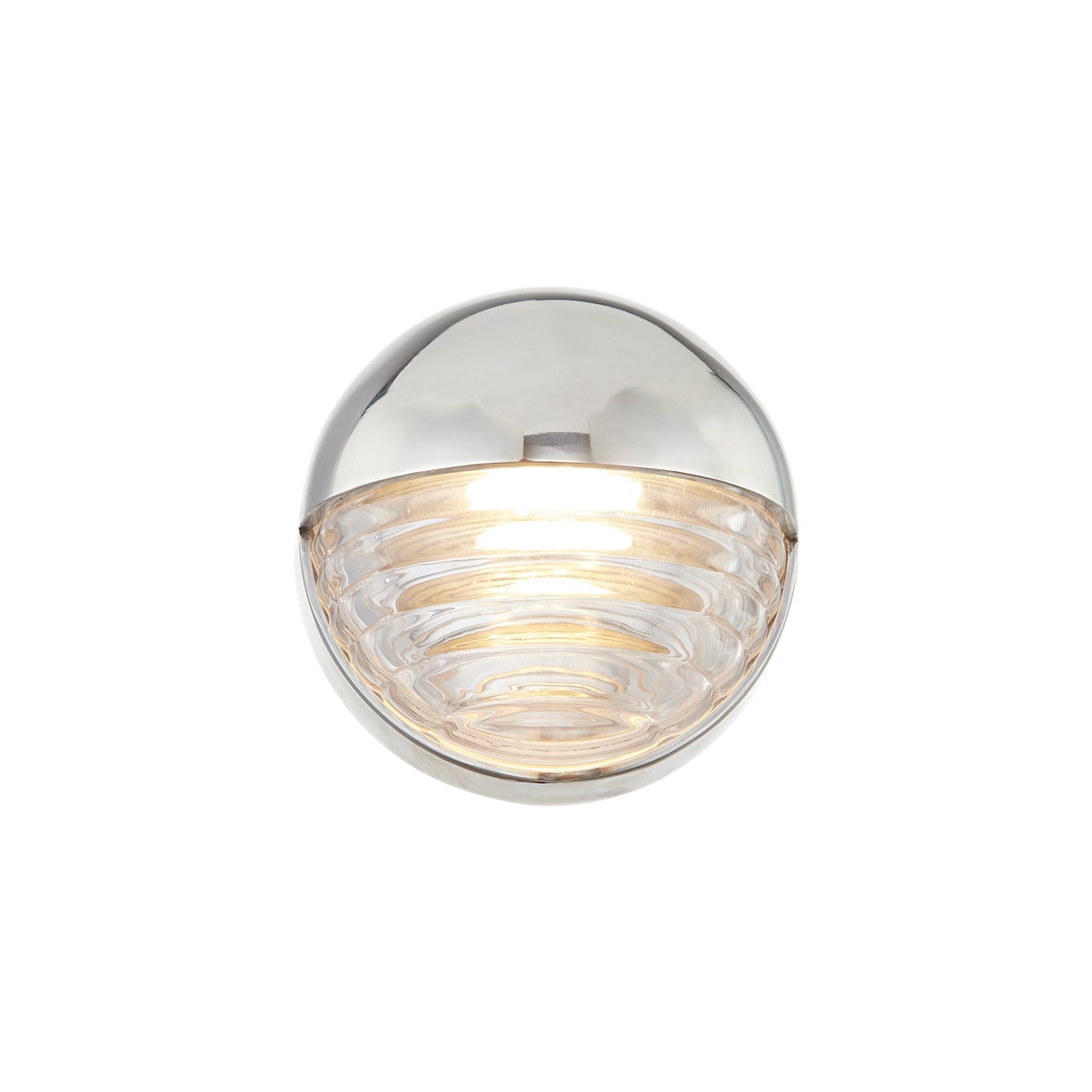 Alora Palais polished nickel vanity light WV330106PNCR