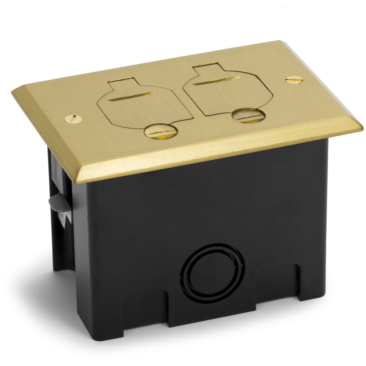 Lew Electric PB1-FPB Brass floor box