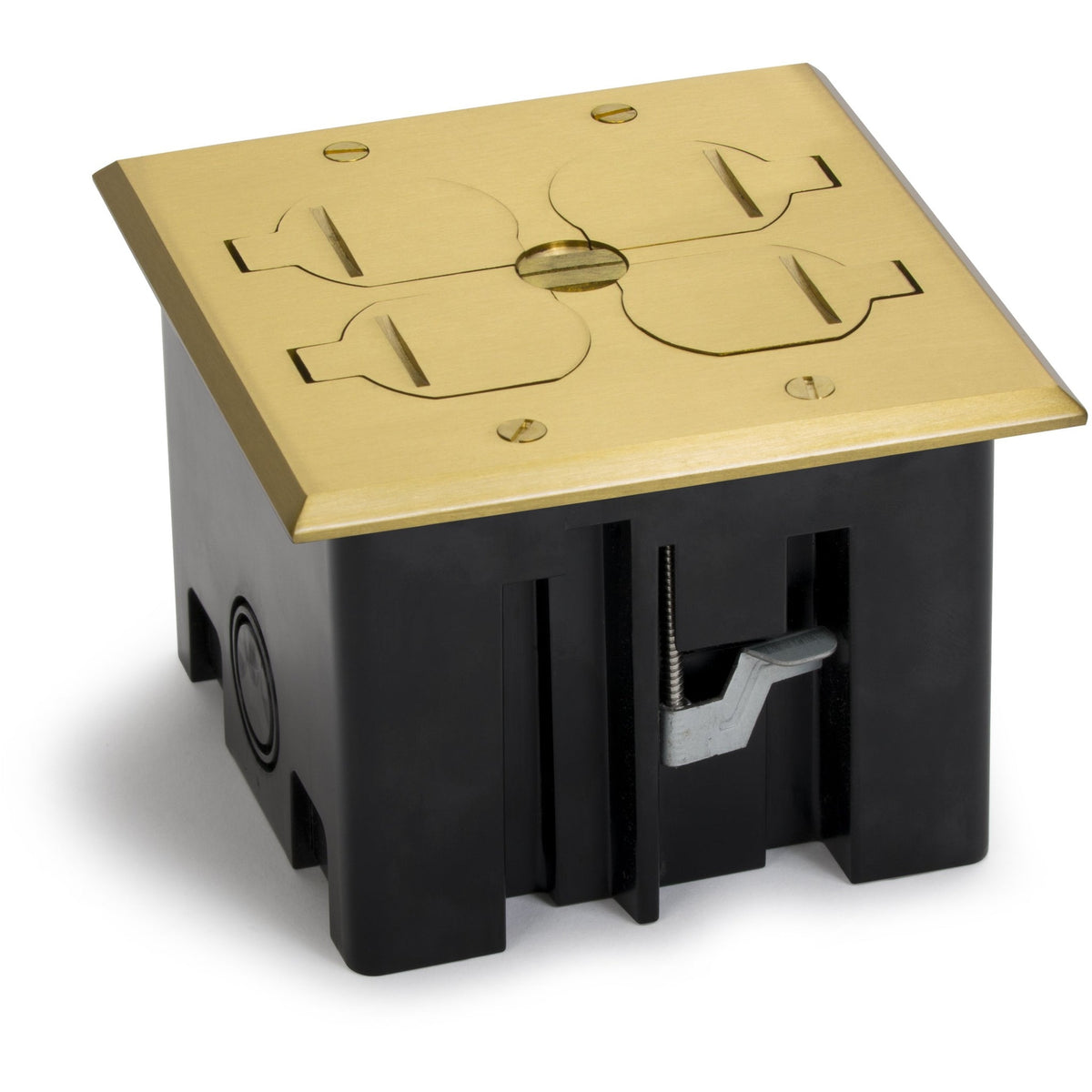 Lew Electric PB2-FPB Brass floor box