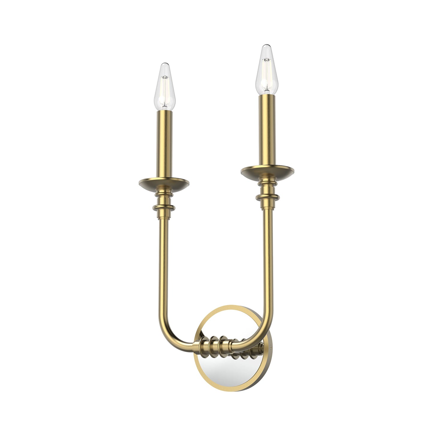 Alora Peabody vintage brass vanity light WV351502VB