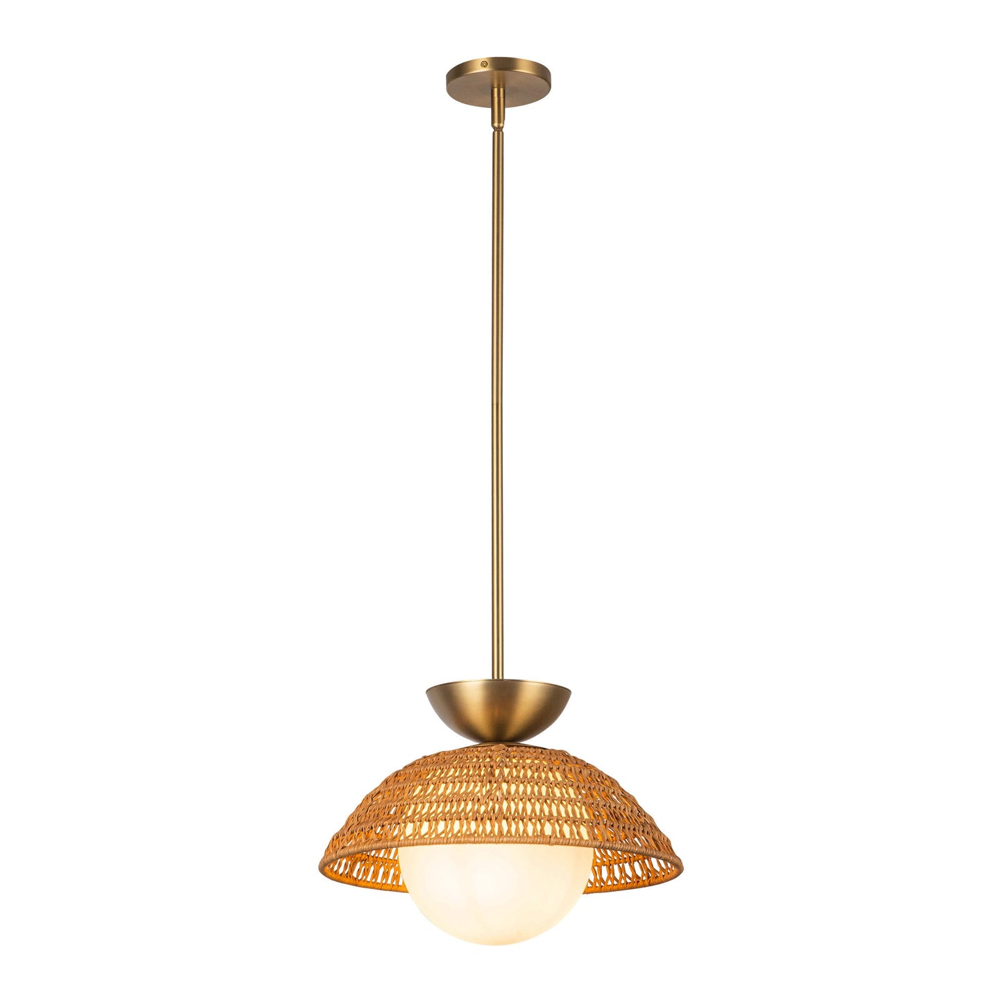 Alora Mood Perth brushed gold pendant PD490114BGOP