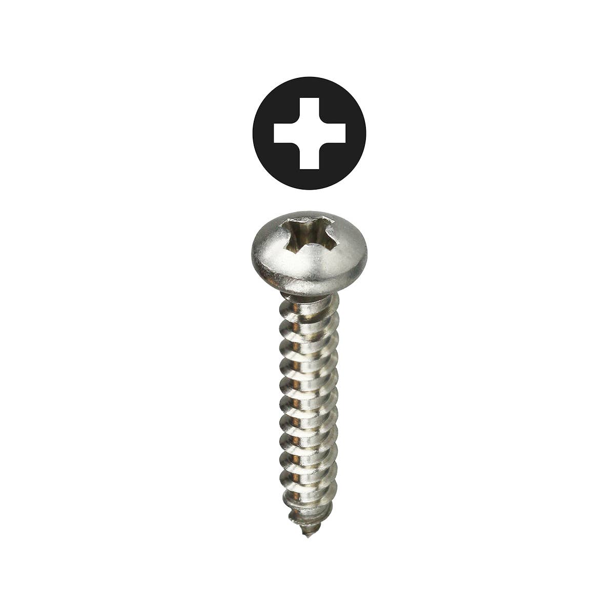 Dottie PHSMSS634 Dottie #6 x 3/4 in Stainless Steel Phillips Pan Head Sheet Metal Screw PHSMSS634