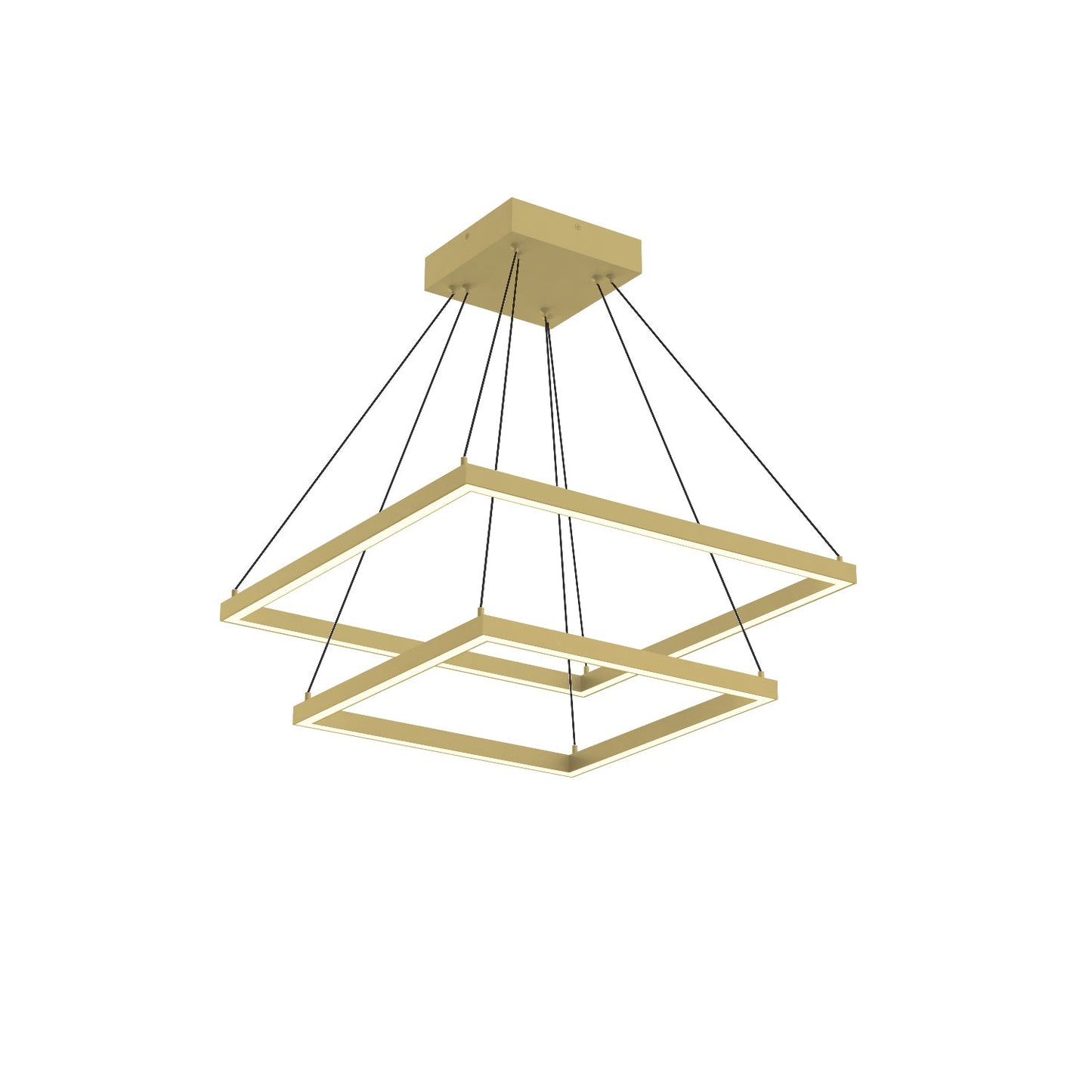Kuzco Piazza brushed gold chandelier CH88224-BG