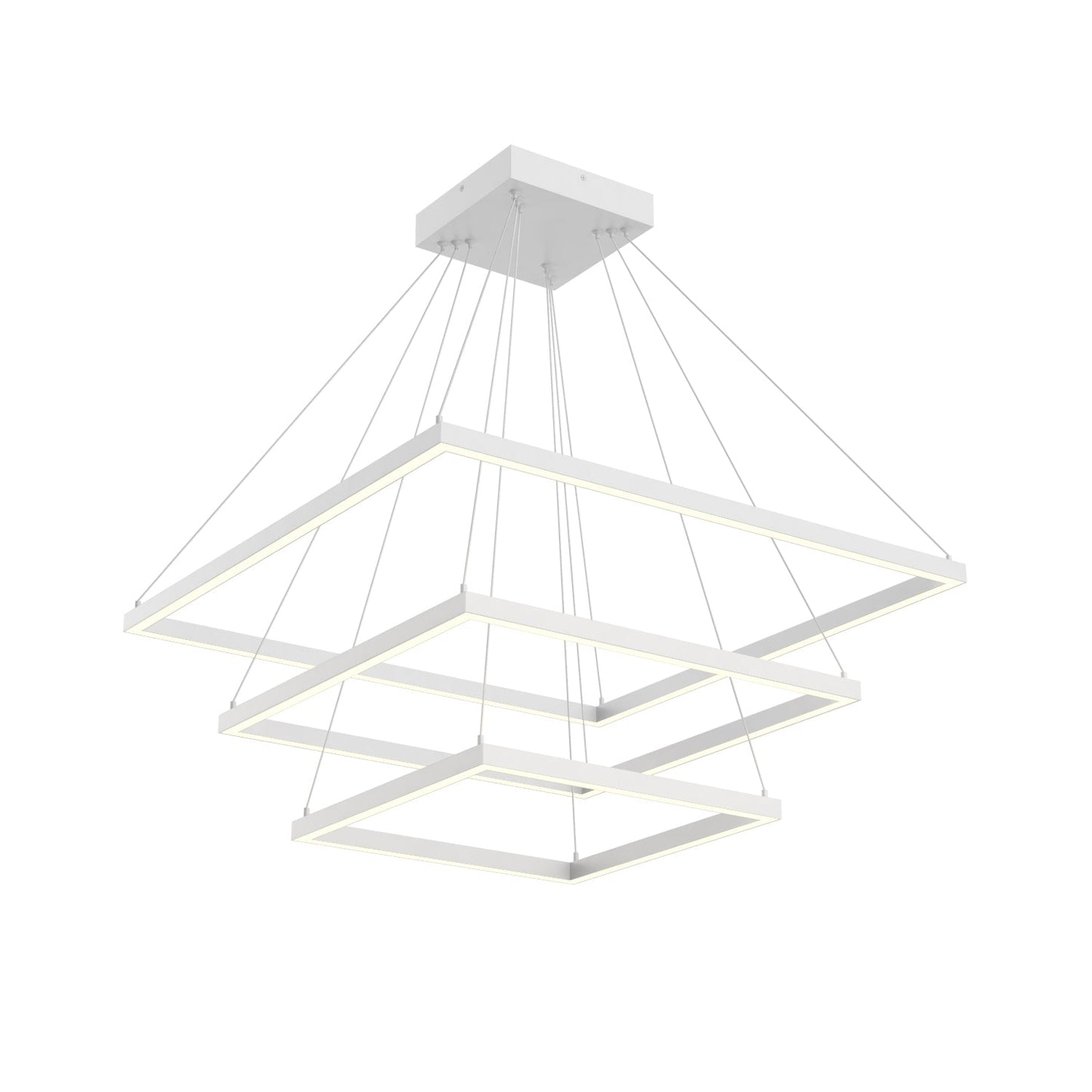 Kuzco Piazza white chandelier CH88332-WH