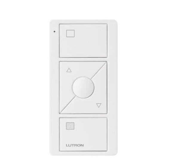 Lutron Pico wireless remote in Snow White