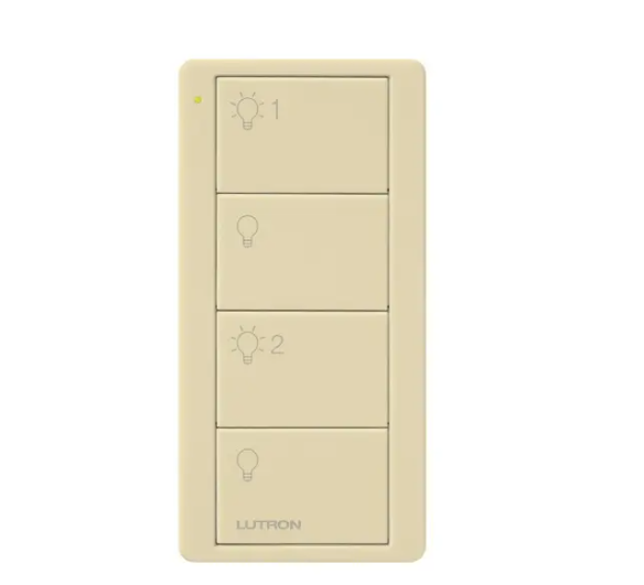 Lutron Pico wireless remote in Ivory