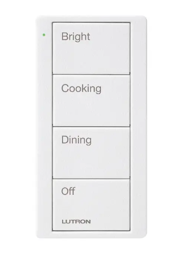 Lutron Pico Pico 4-button keypad in Snow White