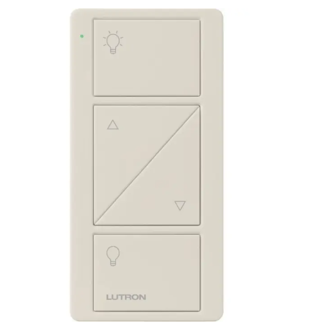Lutron Pico wireless remote in Light Almond