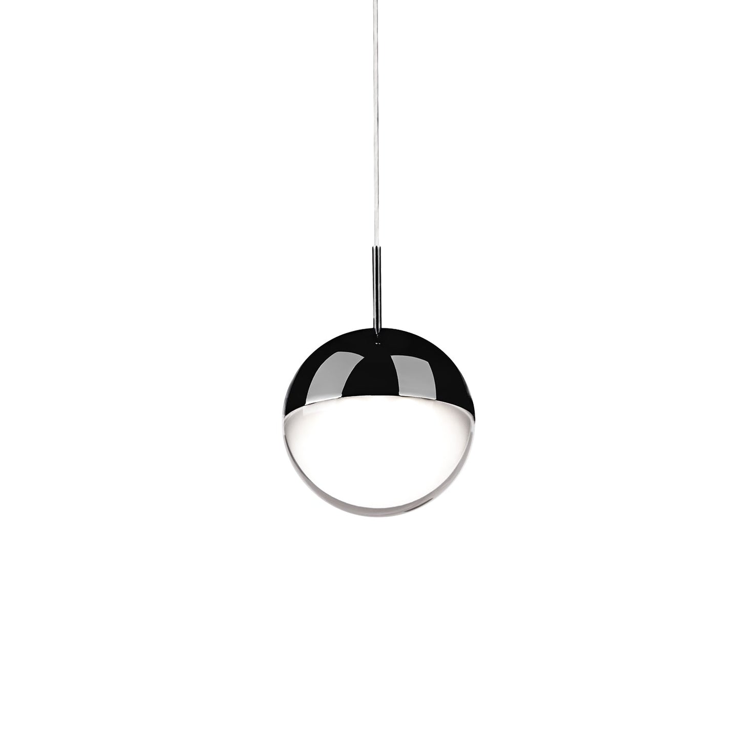 Kuzco Pluto black chrome pendant 402801BC-LED