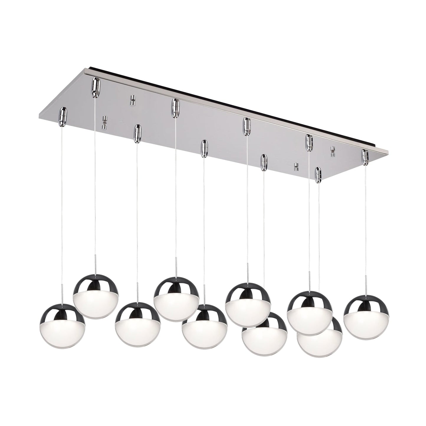 Kuzco Pluto chrome multi-pendant MP402801CH-10