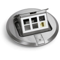 Lew Electric PUFP-SC Stainless pop-up floor box cover