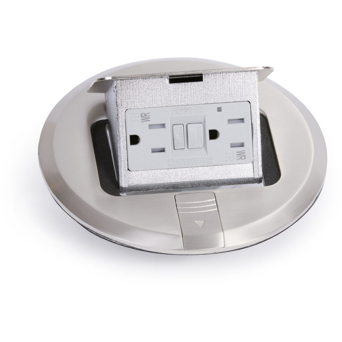 Lew Electric PUFP-S Stainless pop-up floor box cover