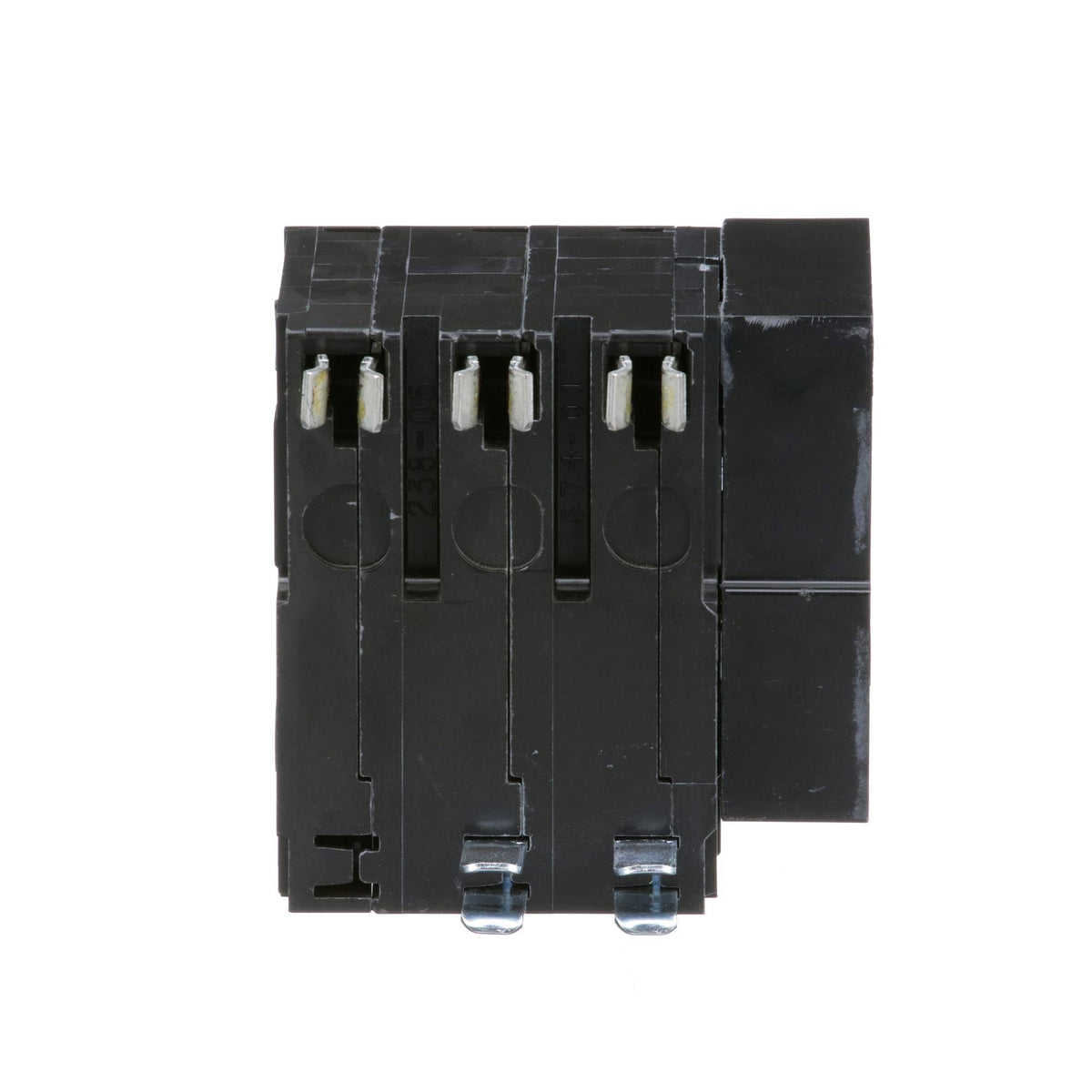 Square D 50A 3-Pole 120/240V Plug-In Circuit Breaker with Shunt Trip, 10kA Interrupt Rating