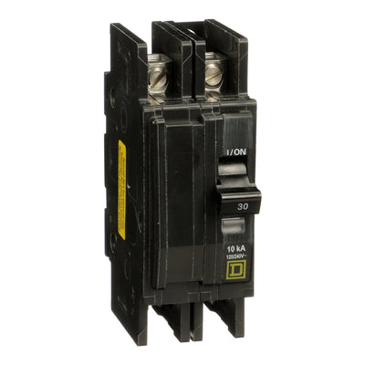 Square D 30 Amp 120/240V 2 Pole Thermal Magnetic Circuit Breaker QOU Series